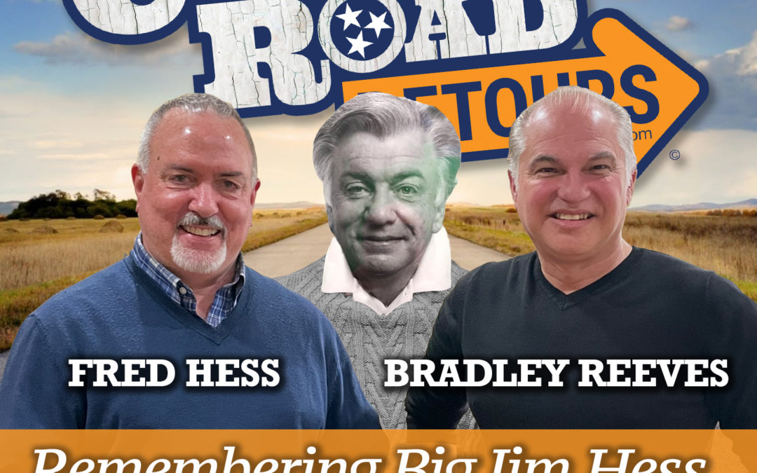Country Road Detours promo graphic for episode 301 - honoring Big Jim Hess